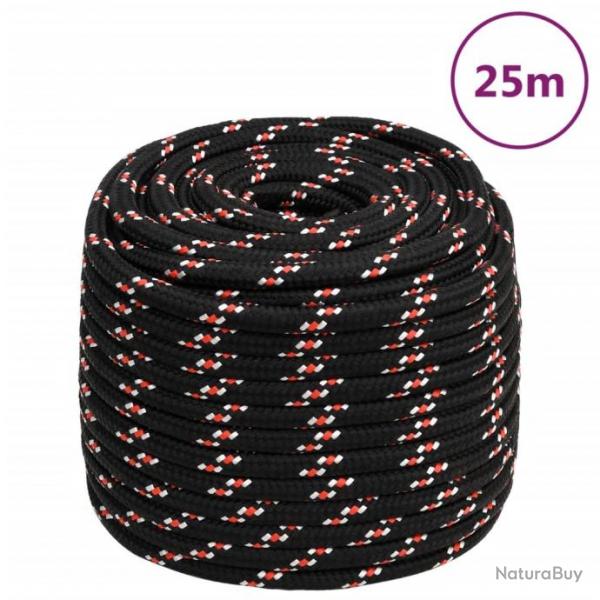 Corde de bateau Noir 16 mm 25 m Polypropylne