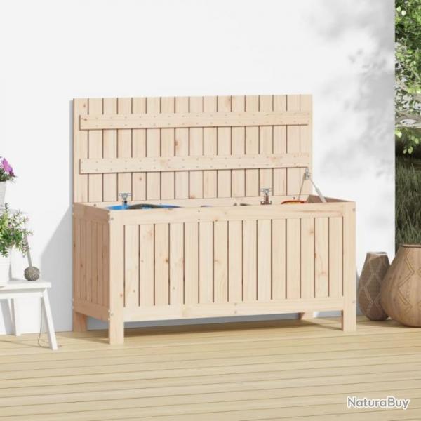 Bote de rangement de jardin 108x42,5x54 cm Bois massif de pin