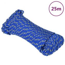 Corde de bateau Bleu 3 mm 25 m Polypropylène