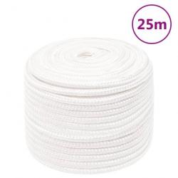 Corde de bateau Blanc complet 14 mm 25 m Polypropylène