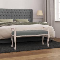 Banc Gris foncé 110x45x60 cm Tissu