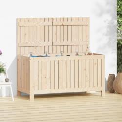 Boîte de rangement de jardin 121x55x64 cm Bois massif de pin