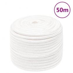 Corde de bateau Blanc complet 14 mm 50 m Polypropylène