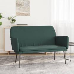 Banc Vert foncé 108x79x79 cm Velours