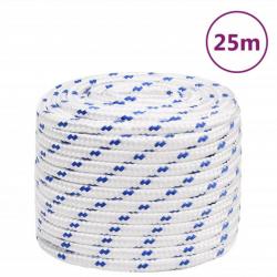 Corde de bateau Blanc 16 mm 25 m Polypropylène