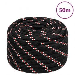 Corde de bateau Noir 20 mm 50 m Polypropylène