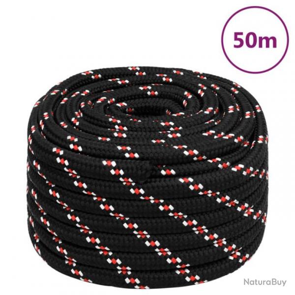 Corde de bateau Noir 20 mm 50 m Polypropylne