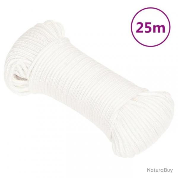 Corde de bateau Blanc complet 3 mm 25 m Polypropylne