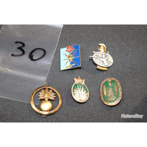 Lot de 5 insignes militaires - Insigne militaire du 13me rgiment de dragons parachutistes