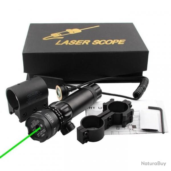 Viseur Laser Verte Vise Laser Fusil Laser Grande Porte Chasse Montage Haute Qualit