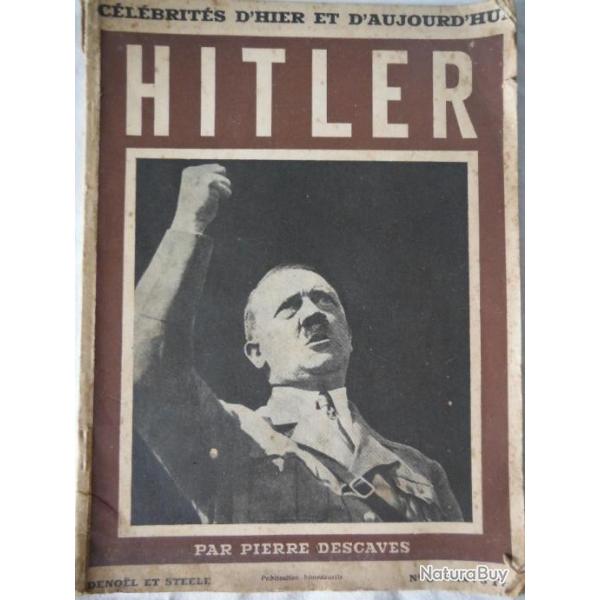 Clbrits d'hier et d'aujourd'hui "HITLER" par Pierre Descaves 1936