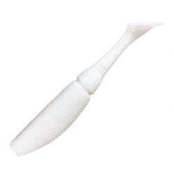 Leurre Sakura Slit Shad Evo 125 - 5" - 12.5cm - Boîte De 28 Pièces GLOW WHITE