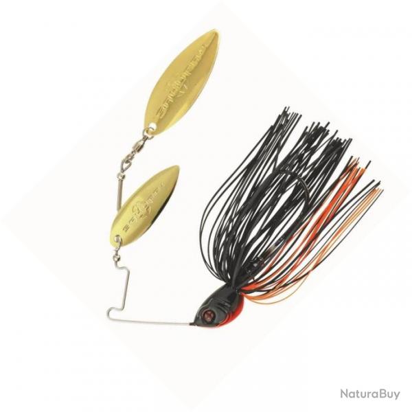 Leurre Sakura Cajun Spinnerbait Double Willow 3/4 Oz - 21g BLACK JACK