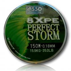 TRESSE PERFECT STORM 8X 18/100 VERTY 150M