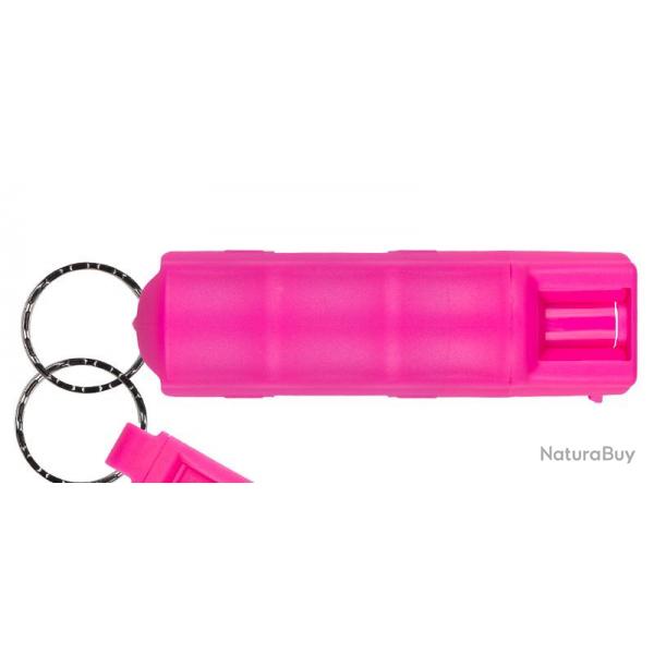 3en1 Pepper Spray porte-cls Rose