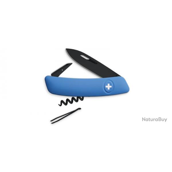 Couteau Suisse Swiza D01 Allblack Bleu - ZD01ABB