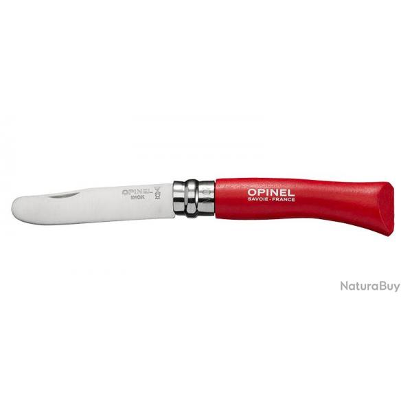 Mon Premier Opinel N07 Inox Rouge (6Pcs)