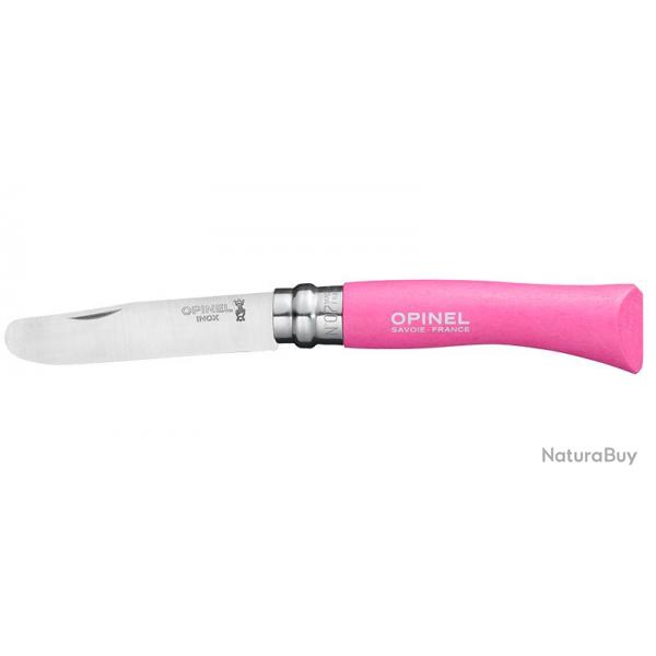 Mon Premier Opinel N07 Inox Fuchsia (6Pcs)