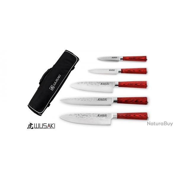 Pakka  Trousse 5 couteaux Pakka