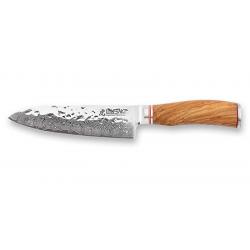Damas - Couteau Santoku alvéolé