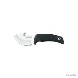 Skinner - Lame 75Mm - Manche Caoutchouc Grip - Etui Cuir - Cudeman - C137H