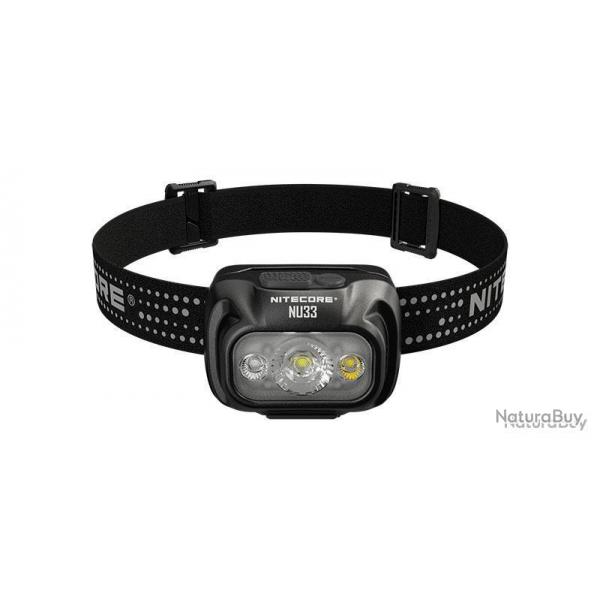 Lampe Frontale Nitecore Nu33 Noir - 700 Lumens - NCNU33BK