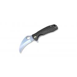 Couteau Pliant Honey Badger Claw D2 Medium Black Plain - 01HO038