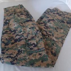 Pantalon de combat USMC DIGITAL WOODLAND MARPAT MARINES 28 short