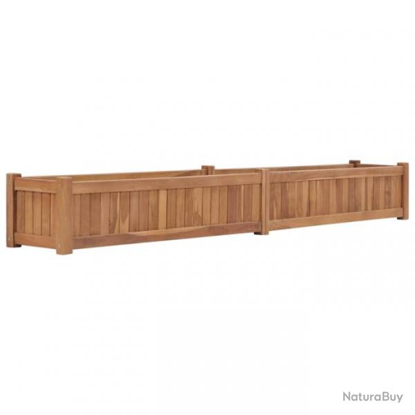 Lit surlev 200x30x25 cm Bois de teck solide