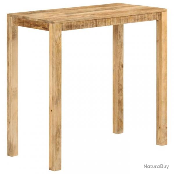 Table de bar 112x55x108 cm Bois de manguier massif