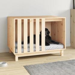 Niche pour chien 90x60x67 cm Bois de pin massif