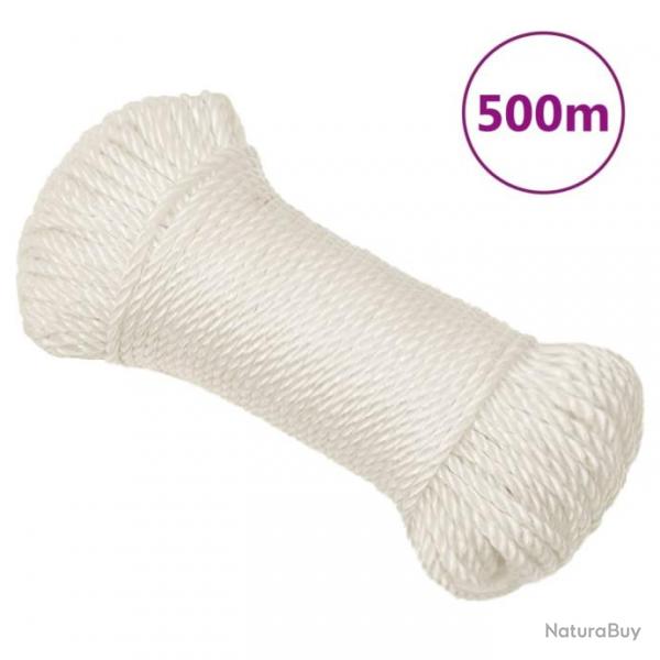 Corde de travail Blanc 3 mm 500 m polypropylne