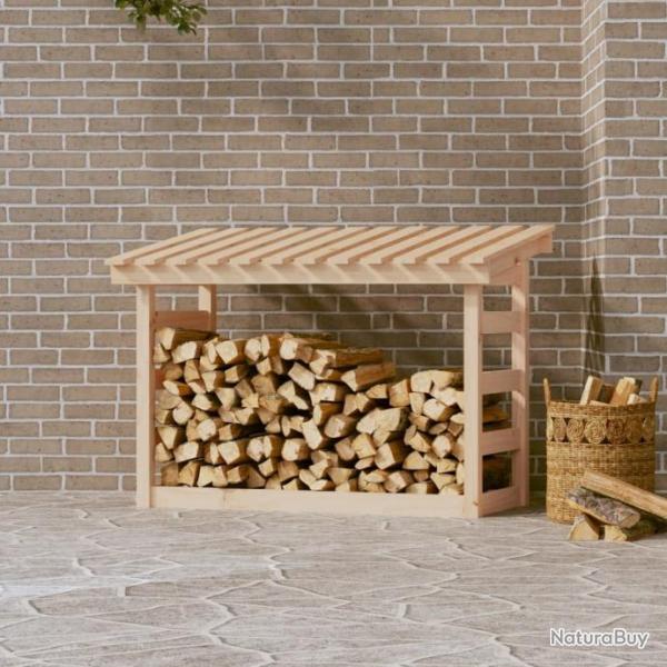 Support pour bois de chauffage 108x64,5x78 cm Bois de pin