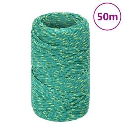 Corde de bateau Vert 2 mm 50 m Polypropylène