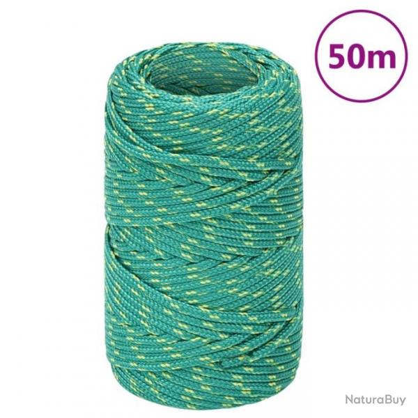 Corde de bateau Vert 2 mm 50 m Polypropylne