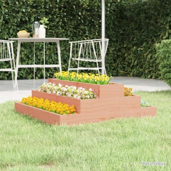 Jardinire 80x80x27 cm Bois de douglas massif