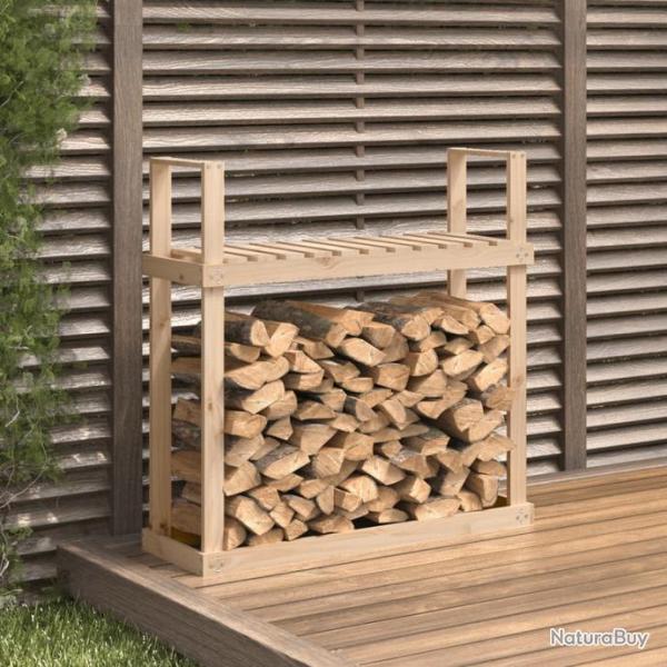 Support pour bois de chauffage 110x35x108,5 cm Bois de pin