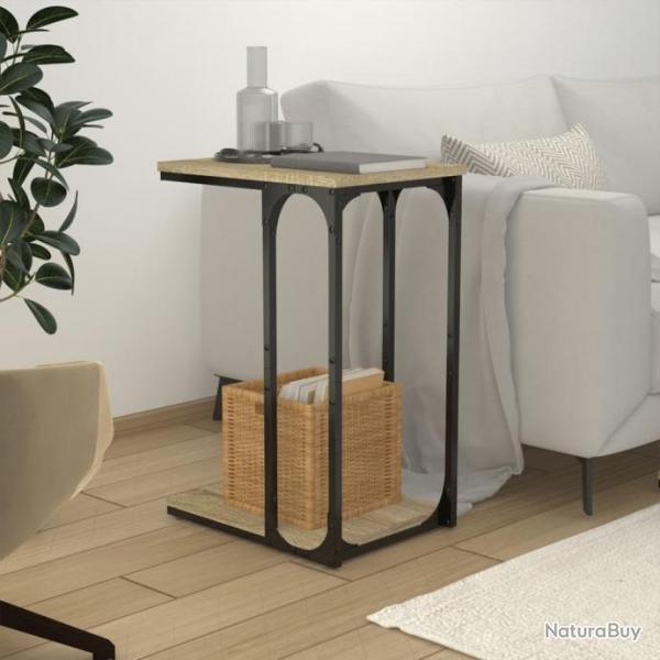 Table d'appoint Chne sonoma 40x30x60 cm Bois d'ingnierie