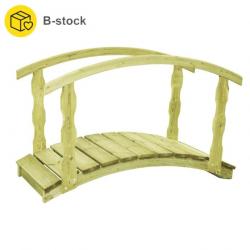 Pont de jardin B-Stock 170x74x105cm Bois massif de pin imprégné