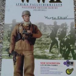 Figurine 1/6 ème Martin Kleist - Afrika Fallschirmjager Brigade Ramcke