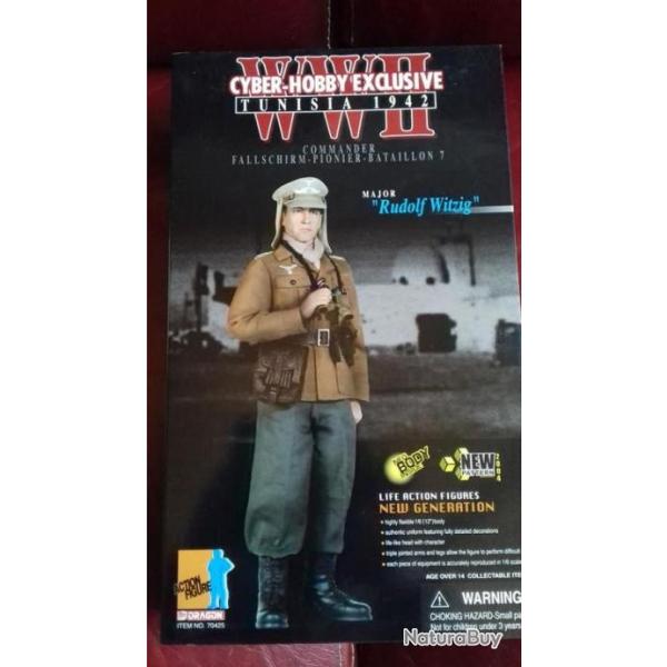 Figurine 1/6 me Rudolf Witzig - Fallschirmjager - Cyber Hobby Exclusive - Numrote