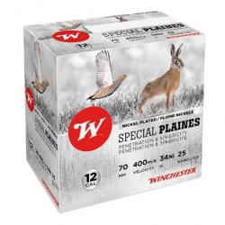 cartouche WINCHESTER CAL.12/70 SPECIAL PLAINES 34GR NI PAR 25