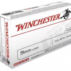 500 Munitions full metal jacket Winchester 9x19 124 gr