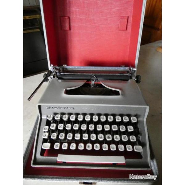 Machine à écrire de marque Remington modèle Travel Riter Deluxe