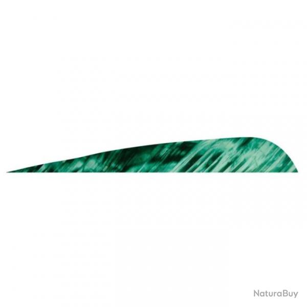 GATEWAY - Plumes naturelles parabolique 4" LH TRE TRE VERT