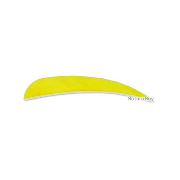 BUCK TRAIL - Plumes Naturelles Paraboliques 4" LH JAUNE