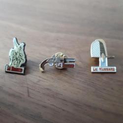 Vends 3 pin's 'Le Hussard'