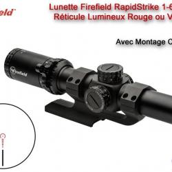 Pack Complet - Lunette Tactique Firefield RapidStrike 1-6x24