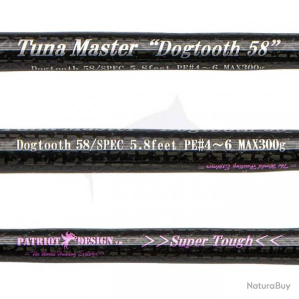 Patriot Design Tuna Master Dogtooth 58