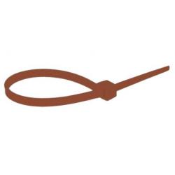 Colliers de serrage 100x2,5mm - Paquet de 100 Marron